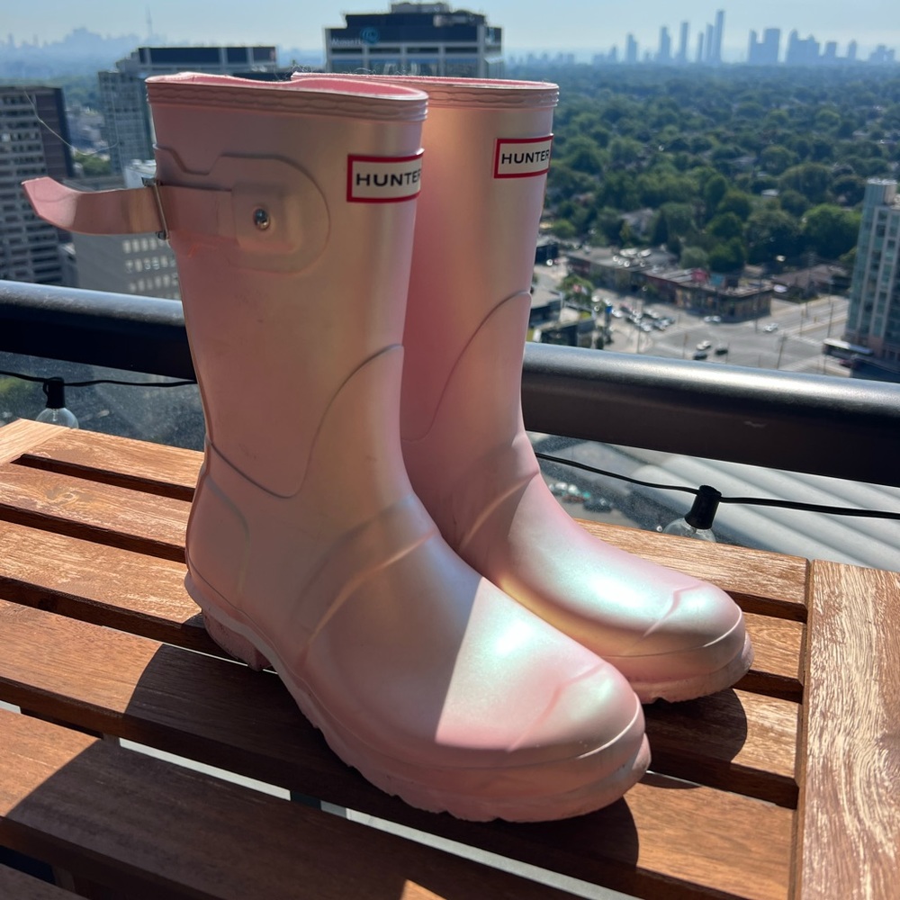Sheer Pink Hunter Boots